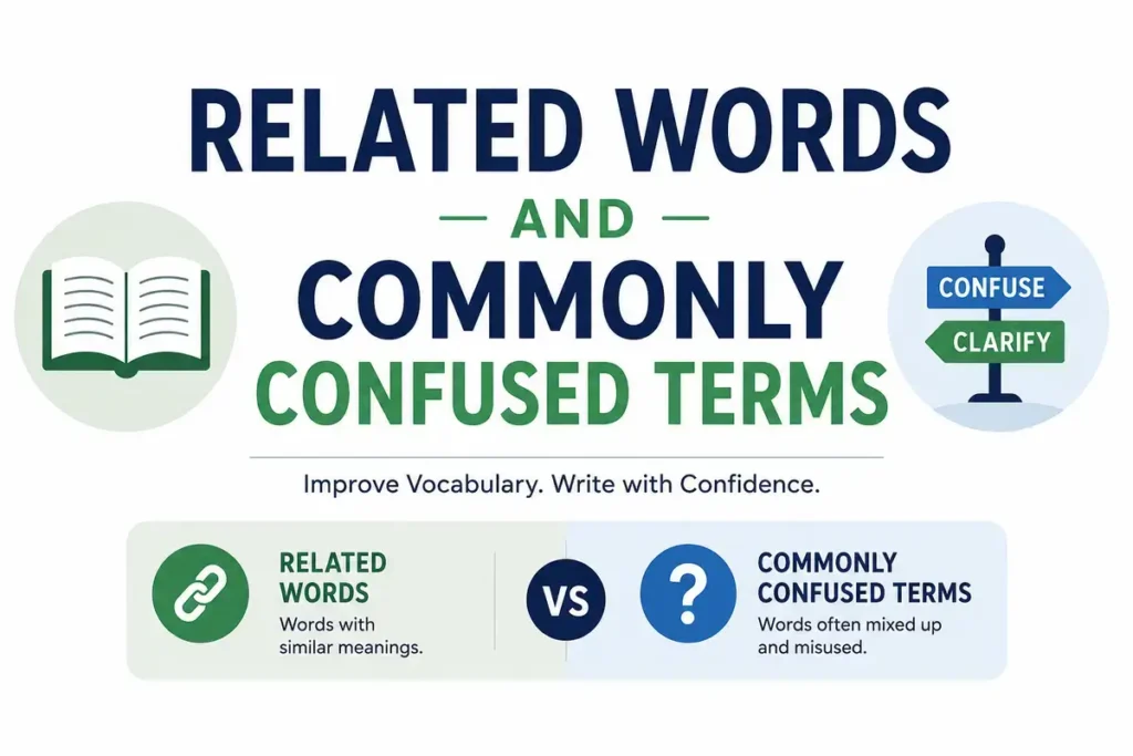 Related Words And Commonly Confused Terms
