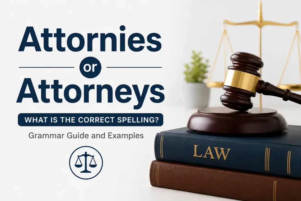 Attornies or Attorneys: Which Spelling Is Correct? (2026 Guide)