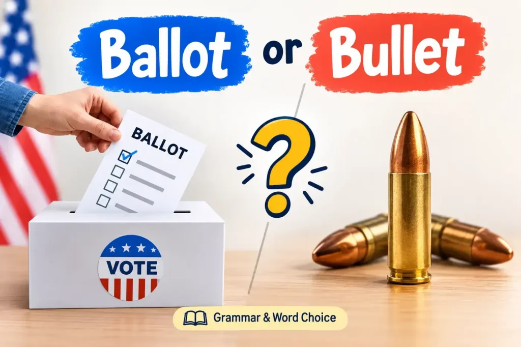 Ballot or Bullet Know The Difference And Use Them Correctly (2026 Guide)