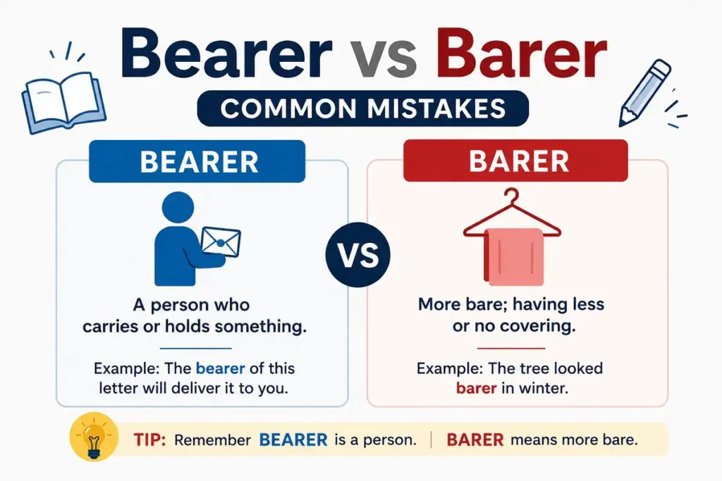 Bearer vs Barer Common Mistakes
