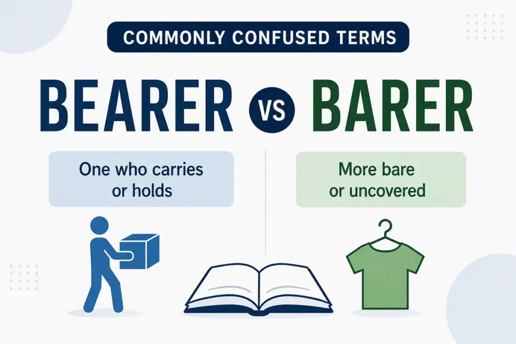 Bearer vs Barer Commonly Confused Terms