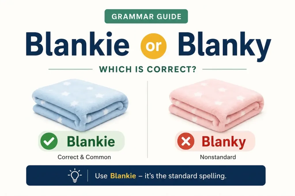 Blankie or Blanky Which Spelling Is Right (2026 Guide)