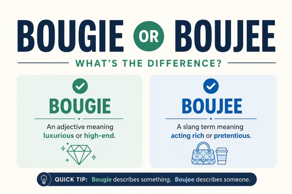 Bougie or Boujee
