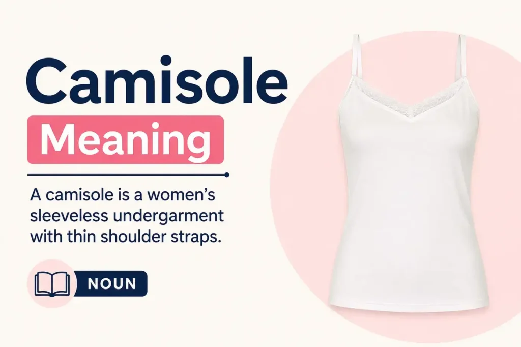 Camisole Meaning Explained in 2026 With Uses Types and Examples