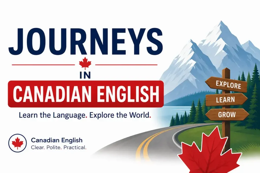 Canadian English Journies or Journeys