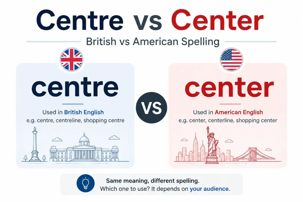 Centre vs Center: What's the Difference? (2026 Guide)