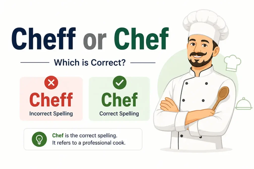 Cheff or Chef: The Ultimate Grammar Guide (2026)