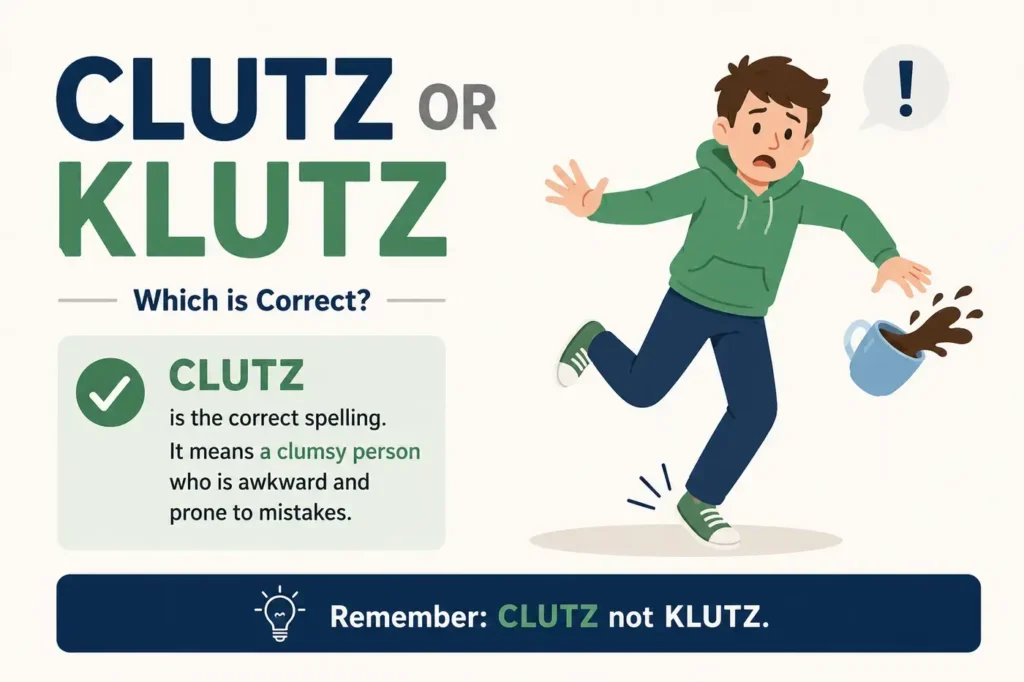 Clutz or Klutz: Which Word Should You Use in 2026?