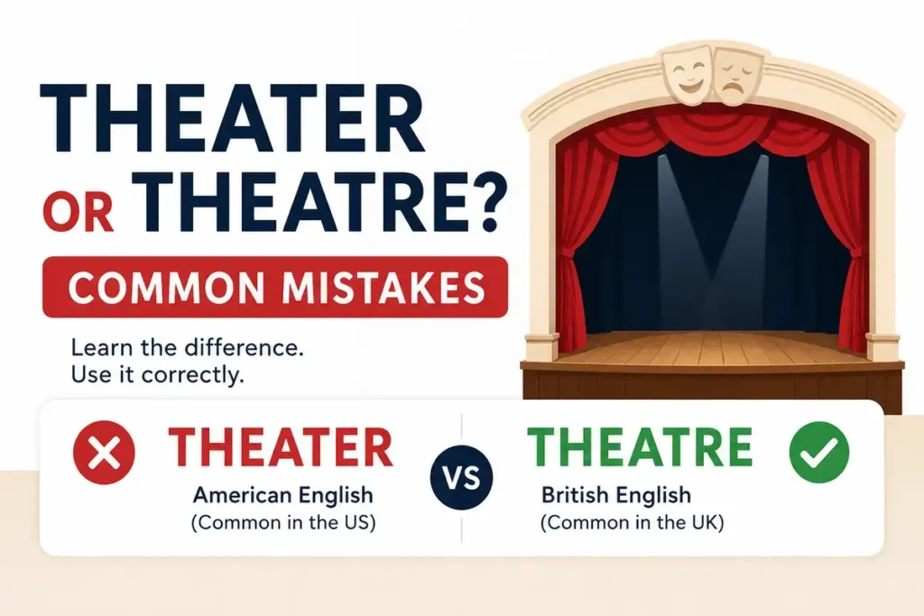 Common Mistakes Theater or Theatre