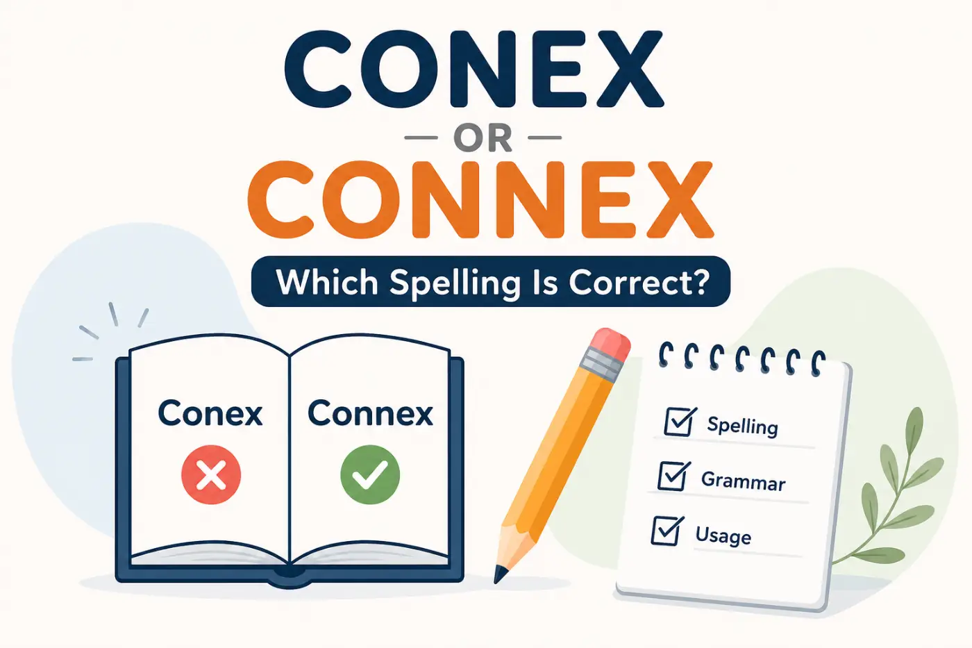 Conex or Connex: The Complete Grammar Guide (2026)