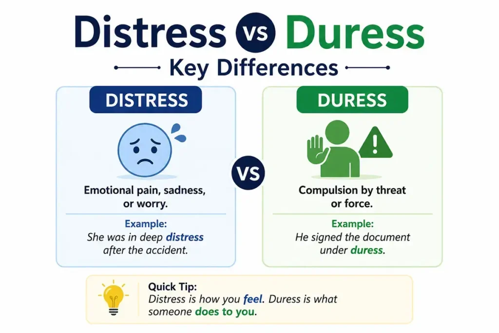 Distress vs Duress Key Differences