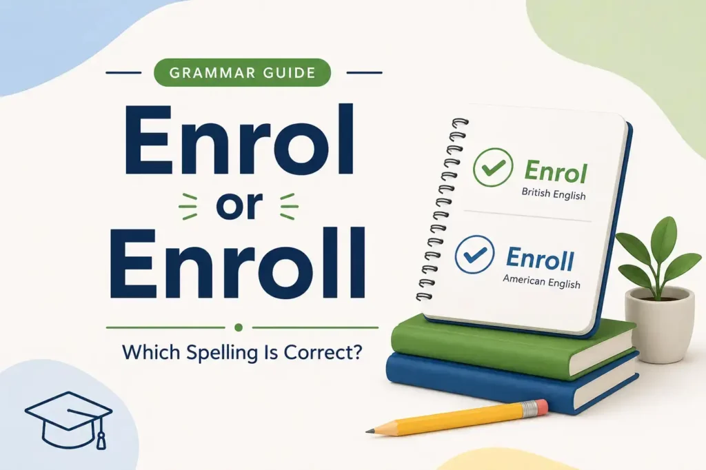 Enrol or Enroll: Which Word Is Right? 7 Expert Answers