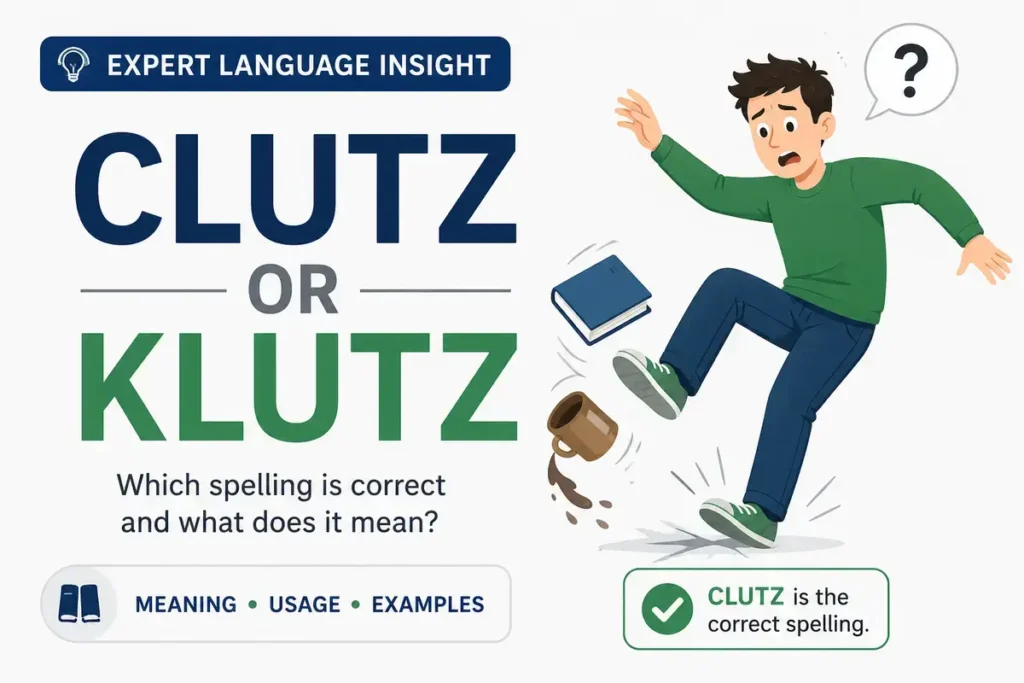 Expert Language Insight Clutz or Klutz