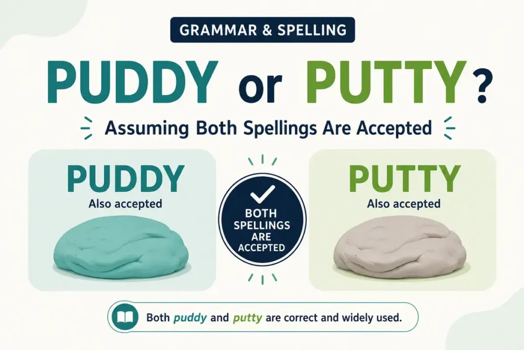 Puddy or Putty: In 2026 Which Spelling Is Correct?
