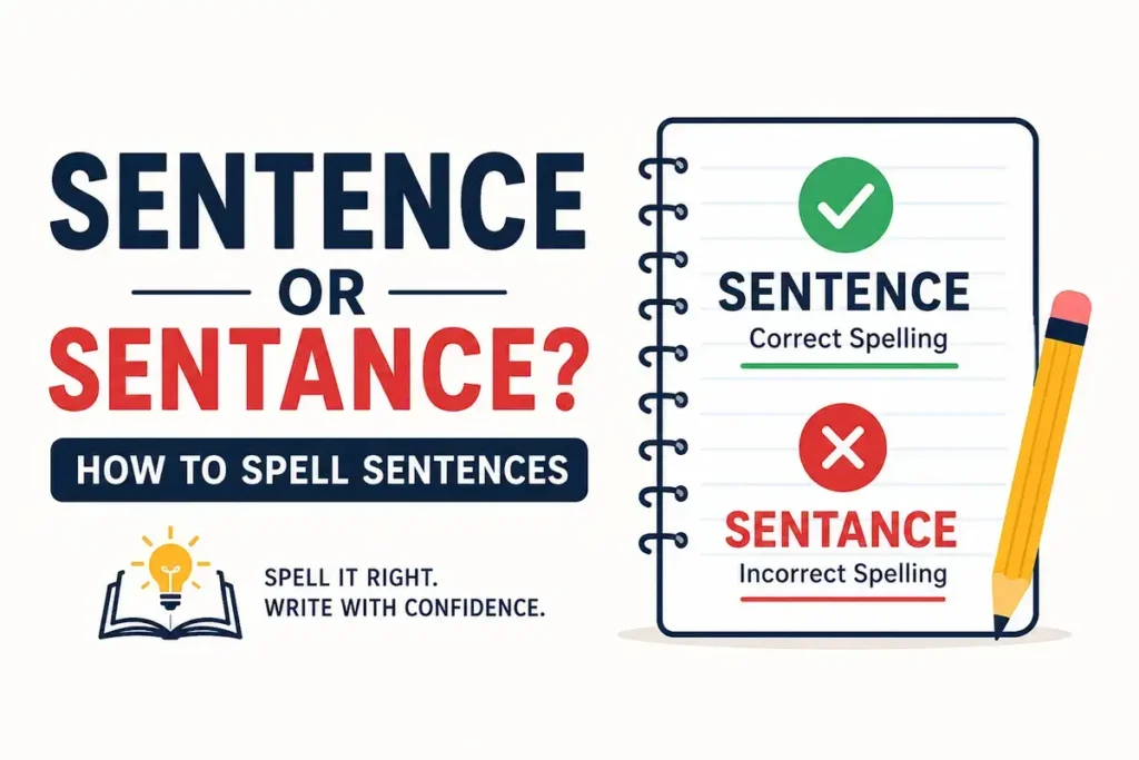 Sentence or Sentance
