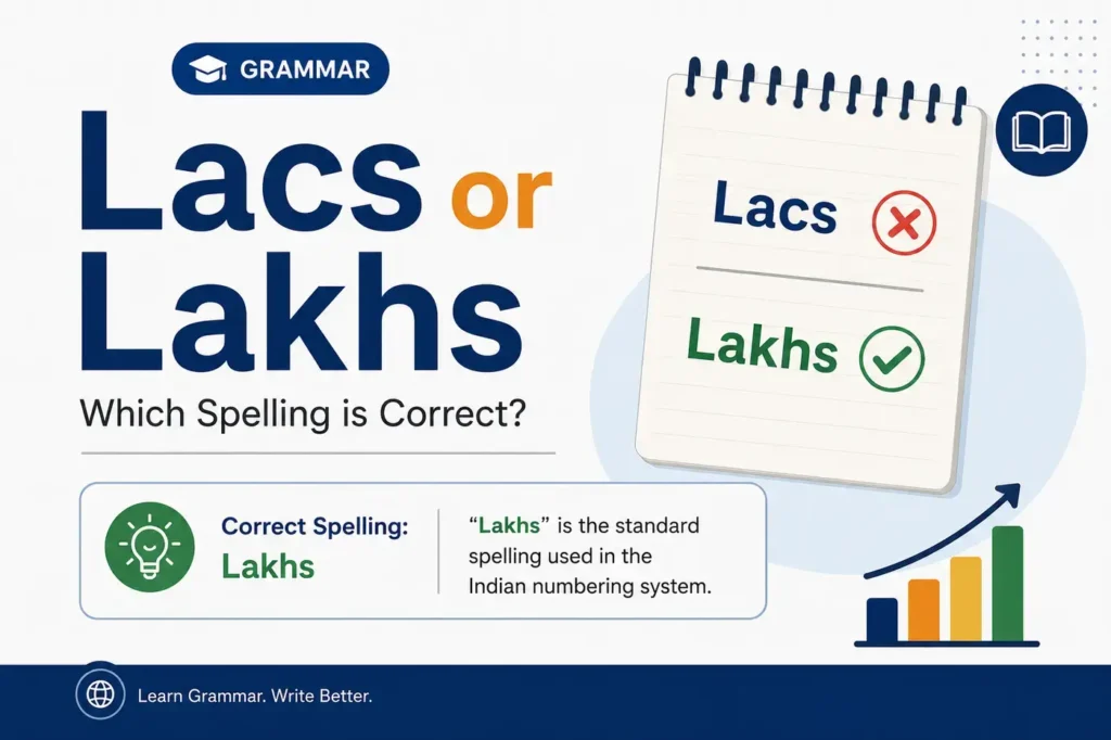 Lacs or Lakhs: 5 Simple Rules to Never Get It Wrong (2026 Guide)