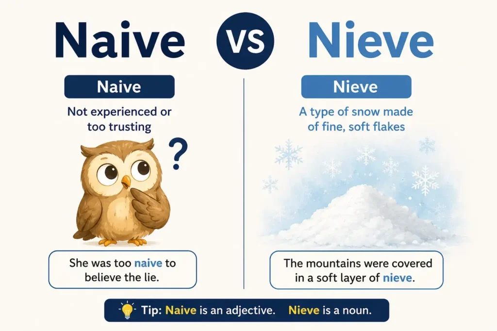 Naive vs Nieve: The Ultimate Spelling Guide for 2026