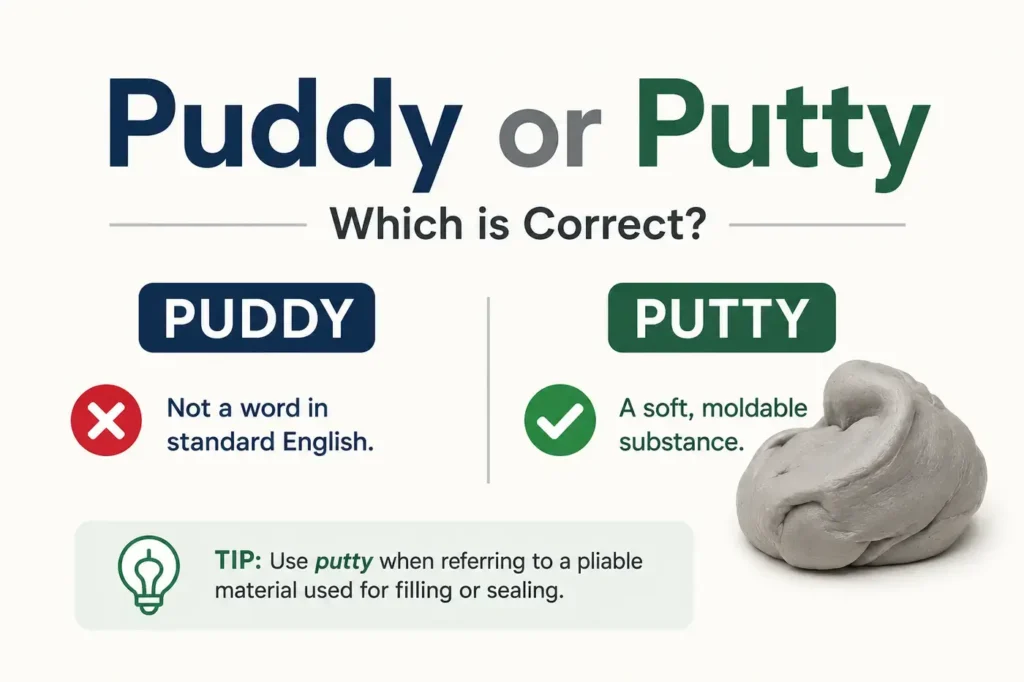 Puddy or Putty: In 2026 Which Spelling Is Correct?