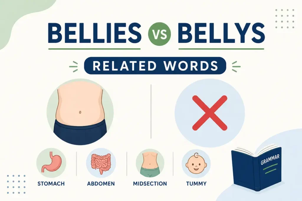 Related Words Bellies vs Bellys