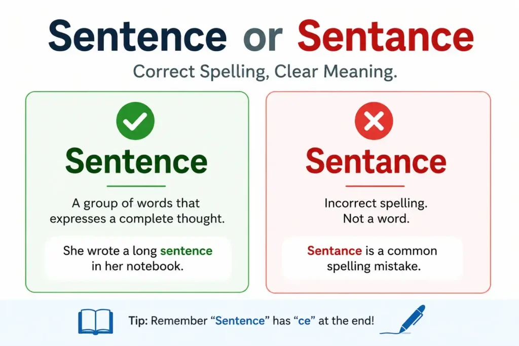 Sentence or Sentance: Which One Should You Use? (2026)