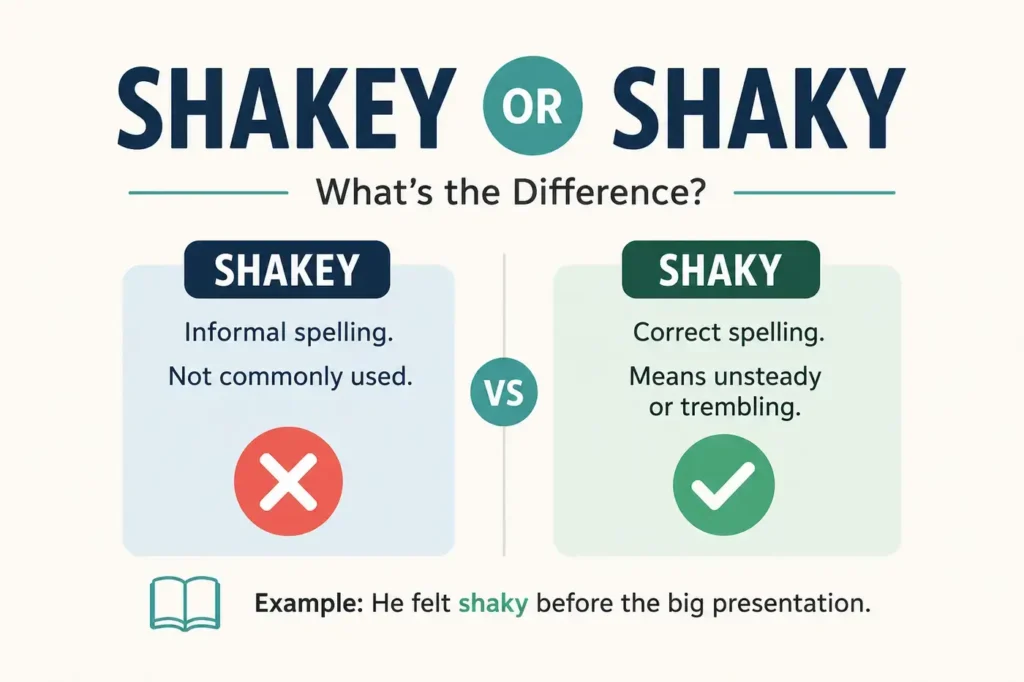 Shakey or Shaky: Which One Is Right? 7+ Expert Tips