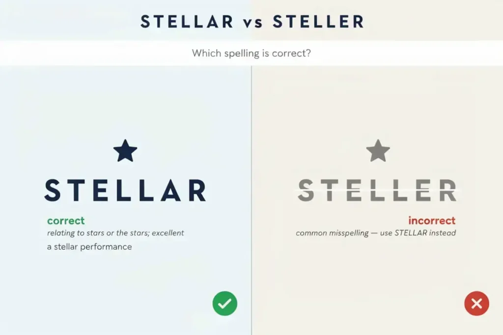 Stellar vs Steller