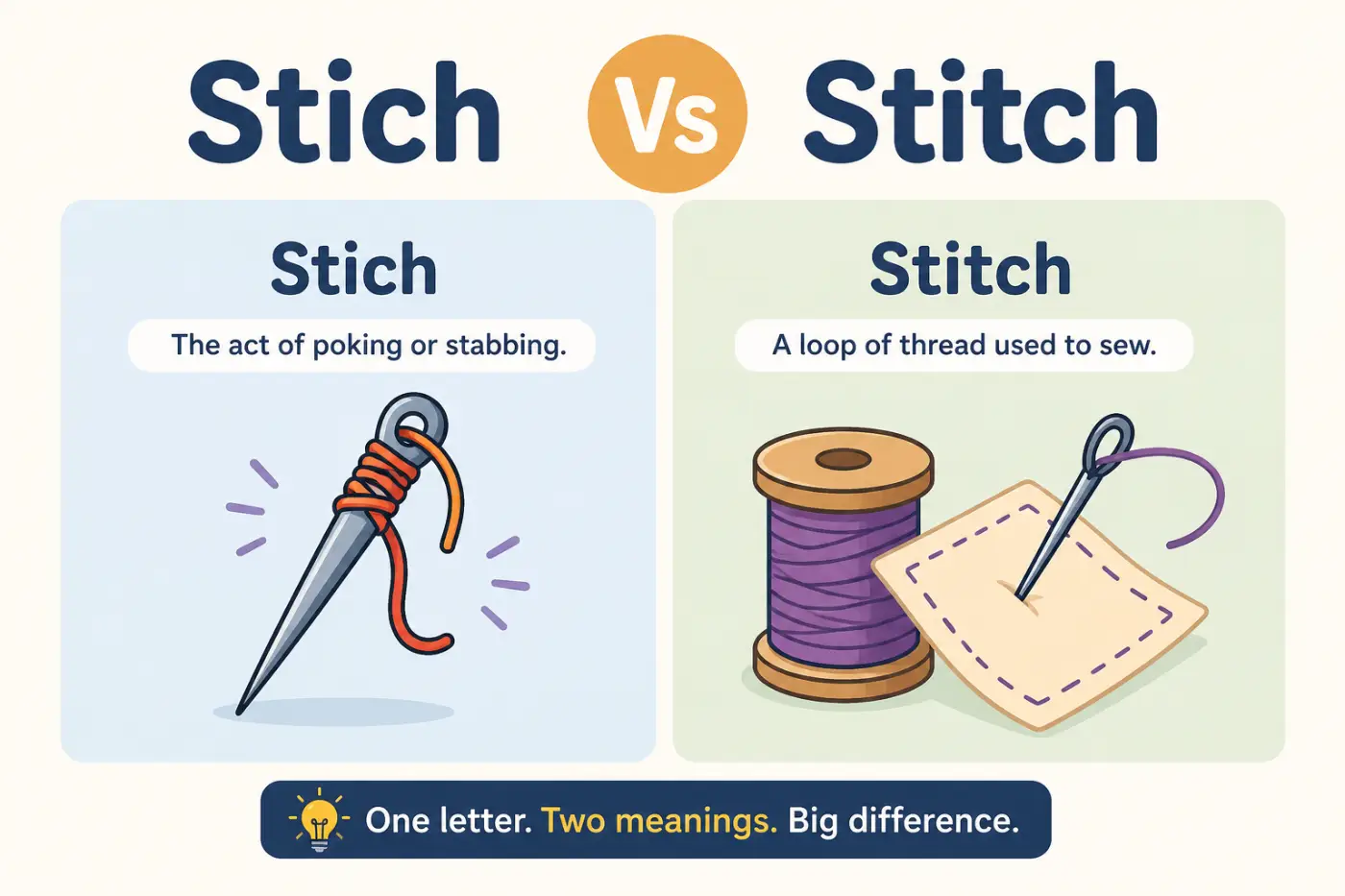 Stich Vs Stitch Which Spelling Is Correct (2026 Guide)