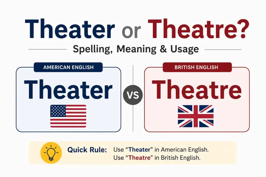 Theater or Theatre Which Spelling Should You Use in 2026