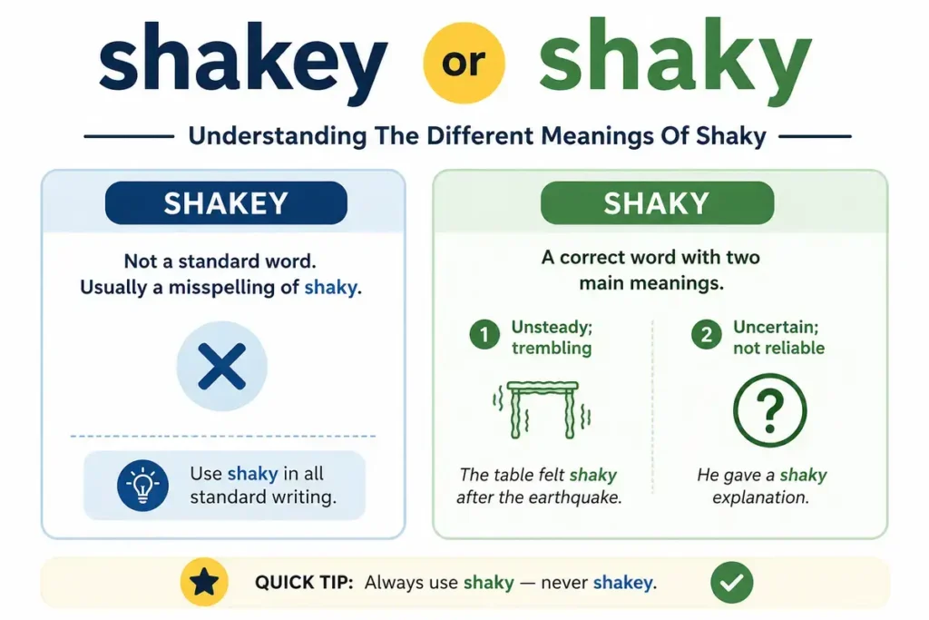 Shakey or Shaky