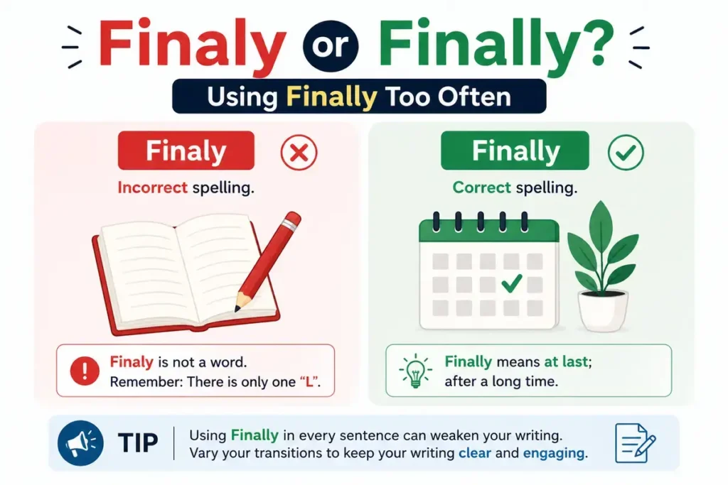 Finaly or Finally Using Finally Too Often