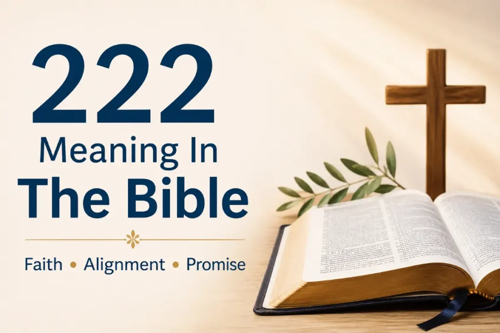 222 Meaning In The Bible And Its Significance (2026 Guide)