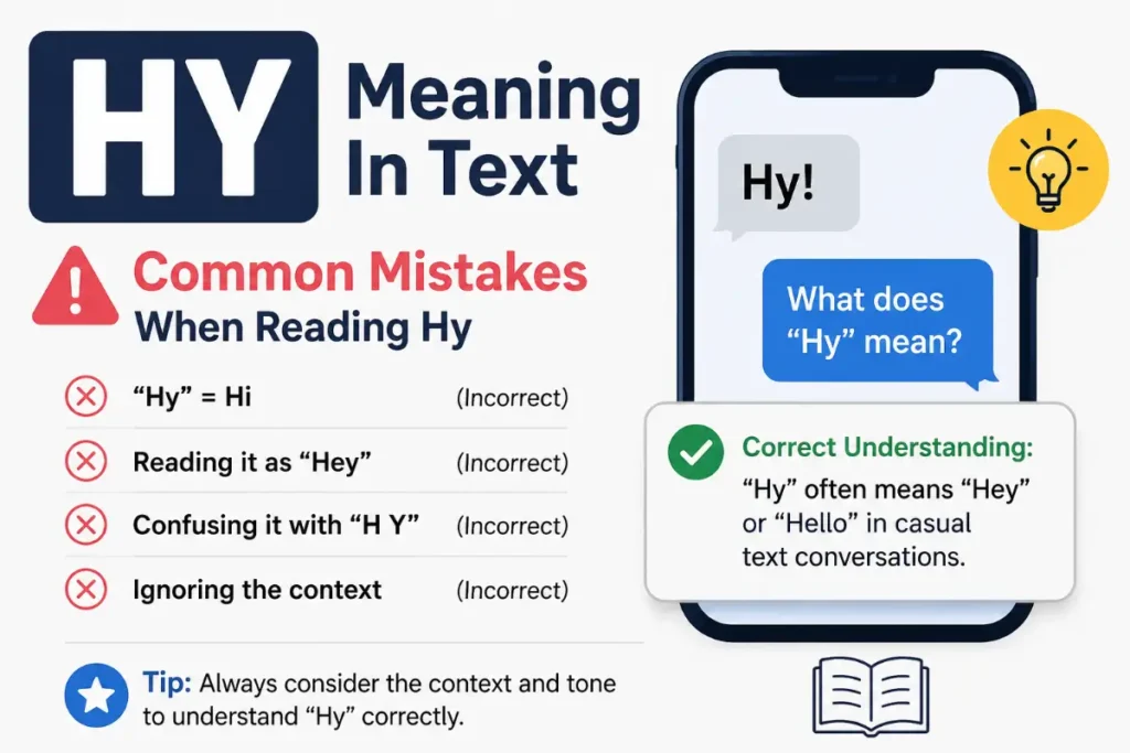 Hy Meaning In Text: common mistakes when reading Hy in casual messages.