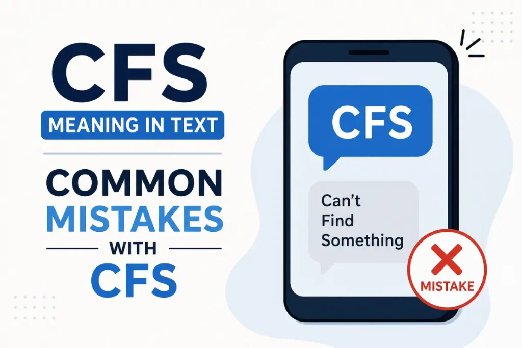 CFS Meaning in Text: common mistakes with CFS and how to use the abbreviation correctly.