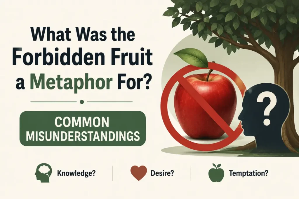 What Was the Forbidden Fruit a Metaphor For? Exploring Common Misunderstandings about its meaning.