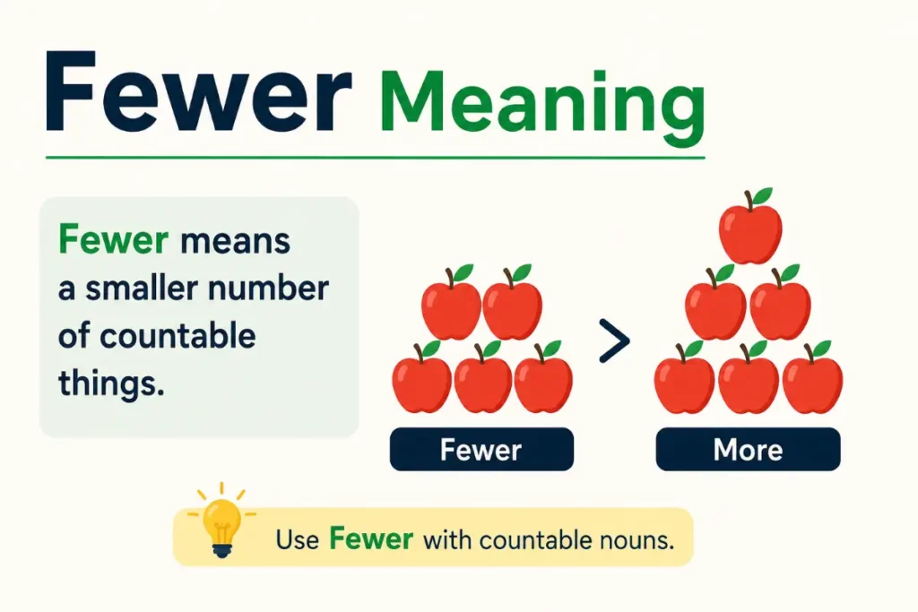 Fewer Meaning: What It Means 7+ Simple Examples (2026)