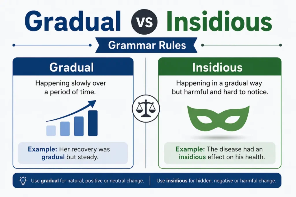 Gradual vs Insidious Grammar Rules