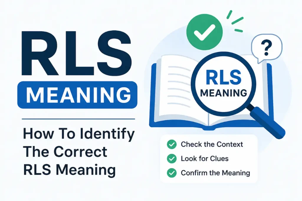 RLS Meaning: How to identify the correct RLS meaning in context