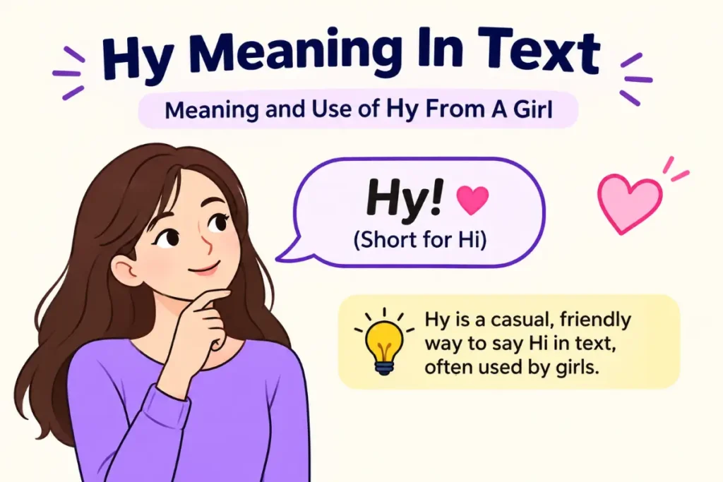 Hy Meaning In Text explained with a clear example of Hy Meaning In Text From A Girl.