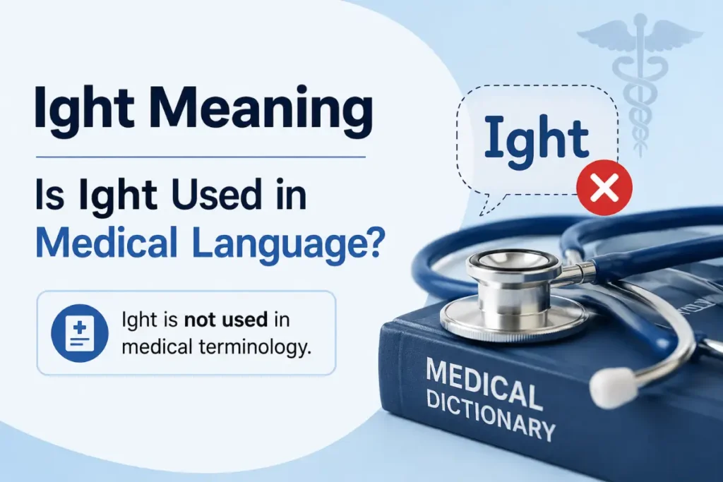 Ight Meaning: Is Ight Used in Medical Language?