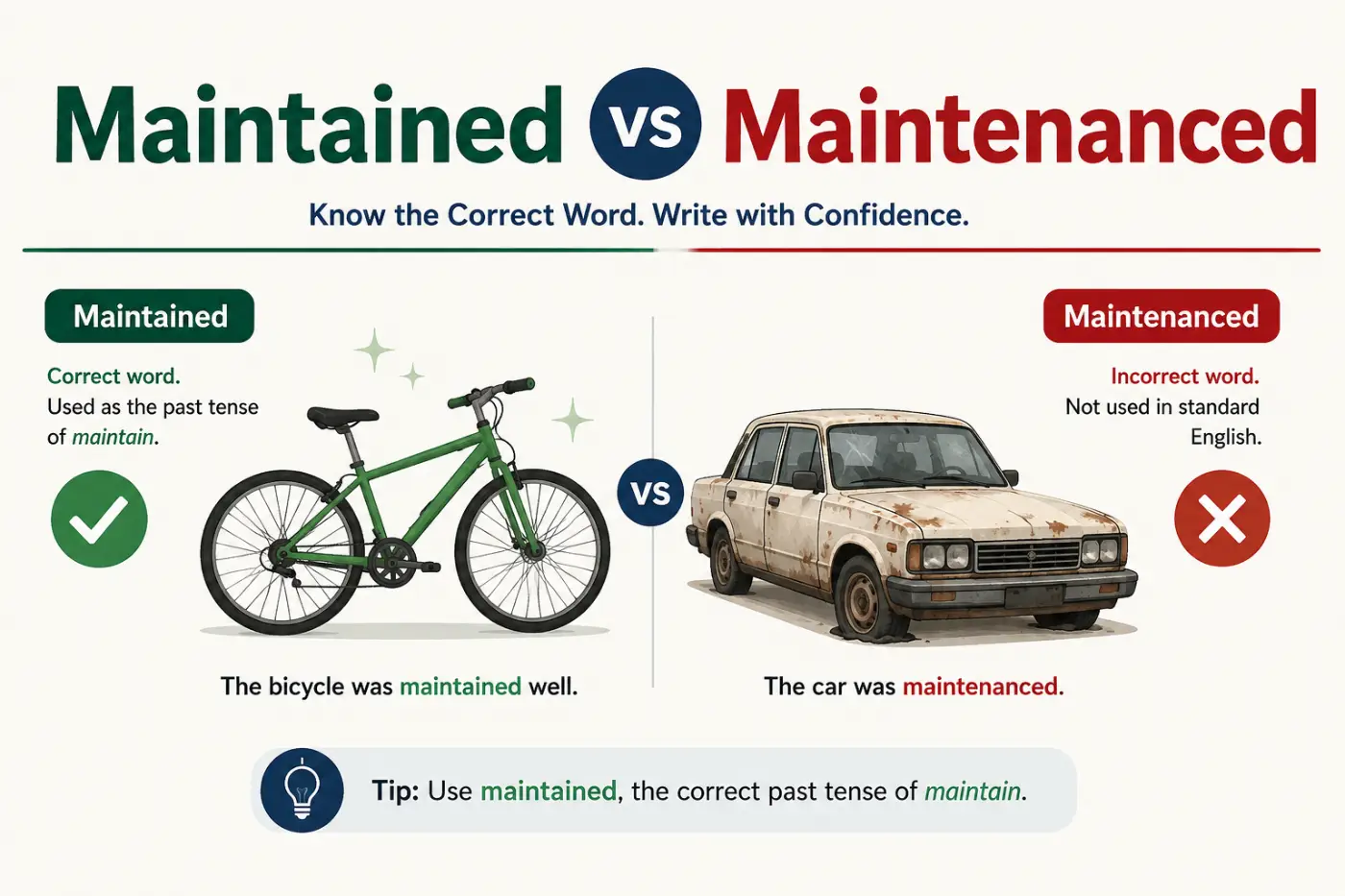 Maintained vs Maintenanced: 5 Key Differences Explained (2026)