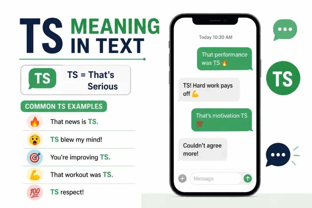 TS Meaning in Text explained with common TS examples in everyday messages.