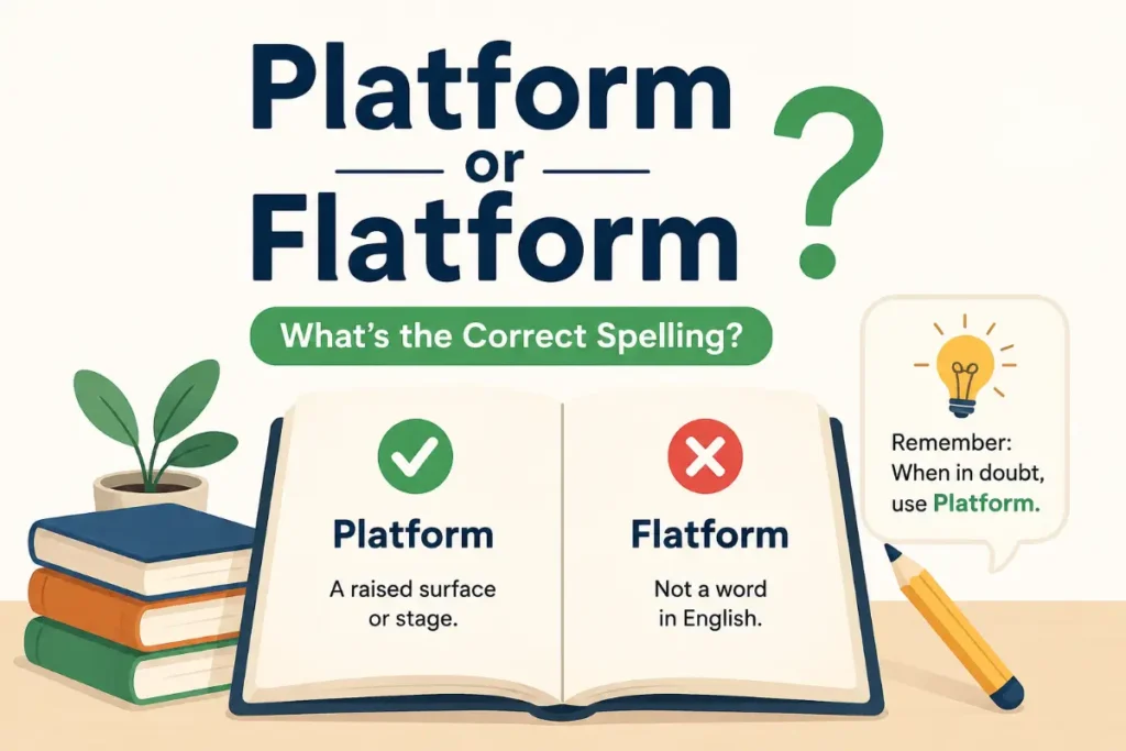 Platform or Flatform: Which Spelling Is Correct? (2026 Guide)