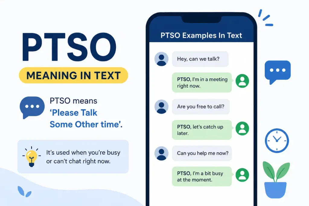 PTSO Meaning in Text explained with clear examples of how PTSO is used in messages.