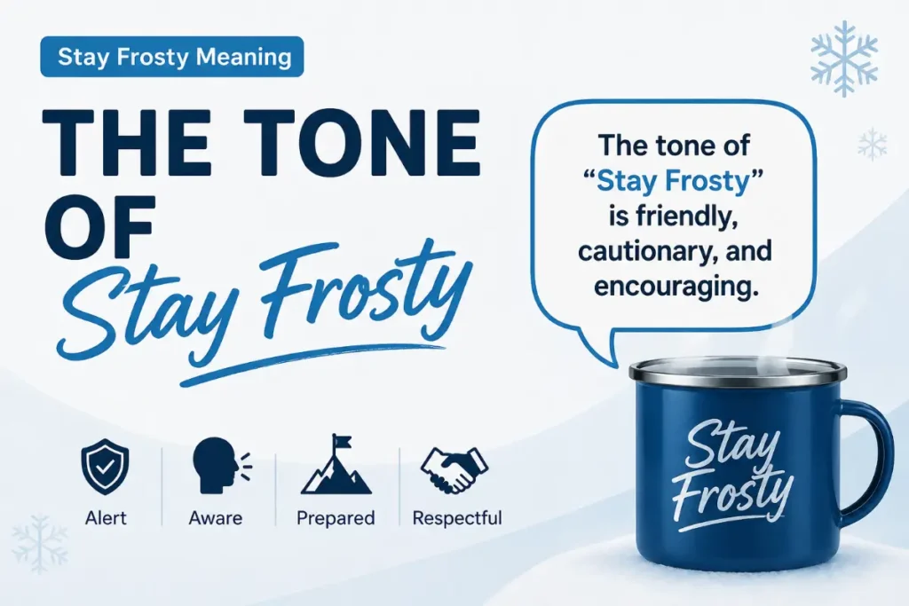 The Tone Of Stay Frosty