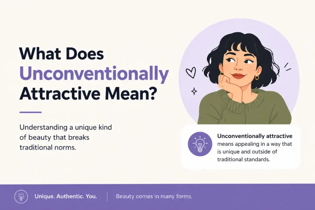 Conventionally Attractive Meaning: Understanding beauty that fits traditional standards and common ideas of attractiveness.