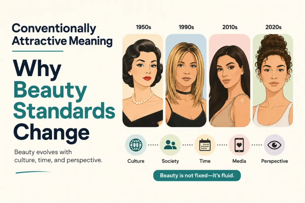 Conventionally Attractive Meaning and why beauty standards change over time.