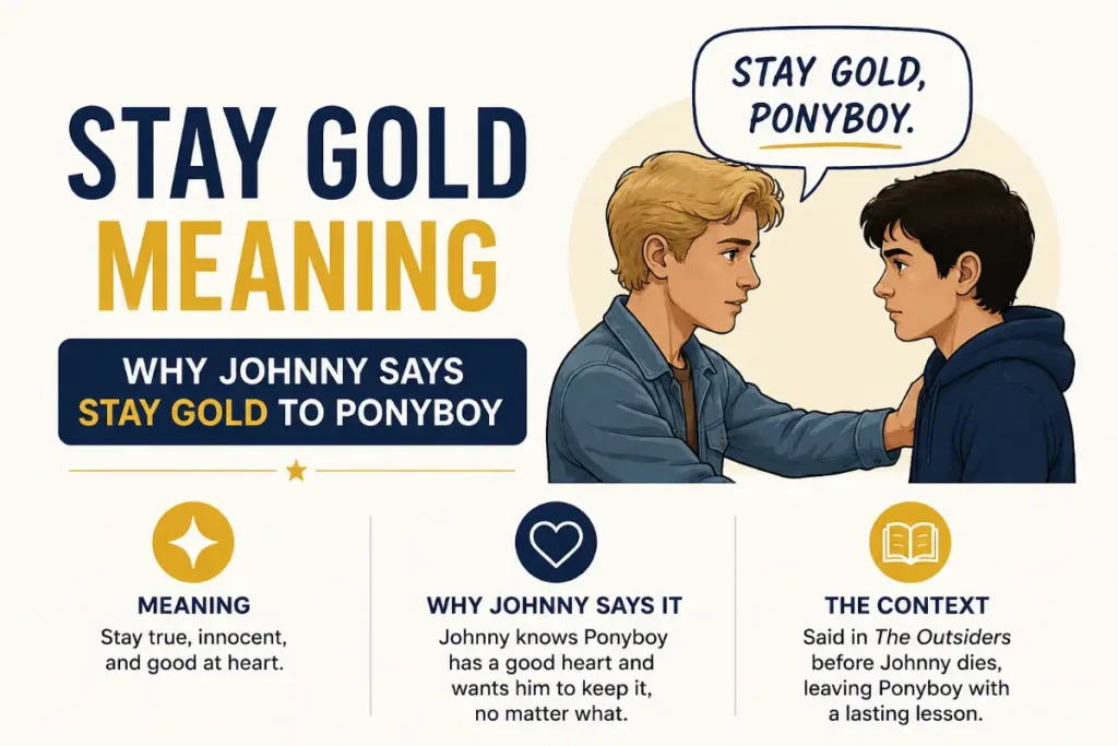 Stay Gold Meaning: Why Johnny Says Stay Gold to Ponyboy