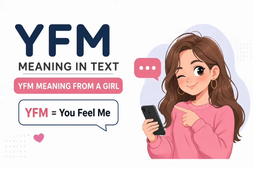 YFM Meaning in Text explained with its meaning from a girl in a simple, clear feature.