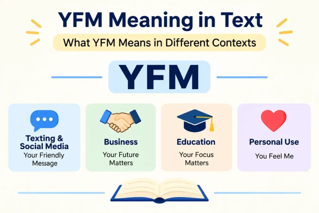 YFM Meaning in Text and what YFM means in different contexts.