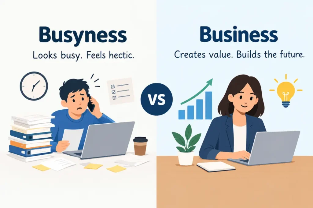Busyness vs business